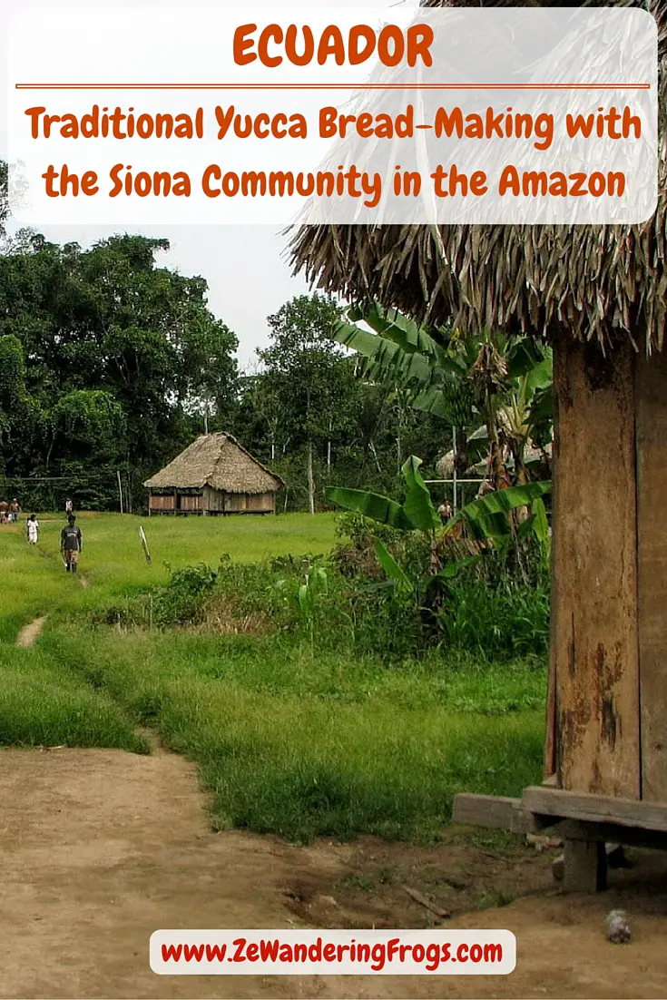 Yucca Bread Making with the Siona in the Amazon // Ecuador is a great destination to discover the Amazon. Head to the Cuyabeno Wildlife Reserve, & learn about traditional yucca bread-making with the Sionas