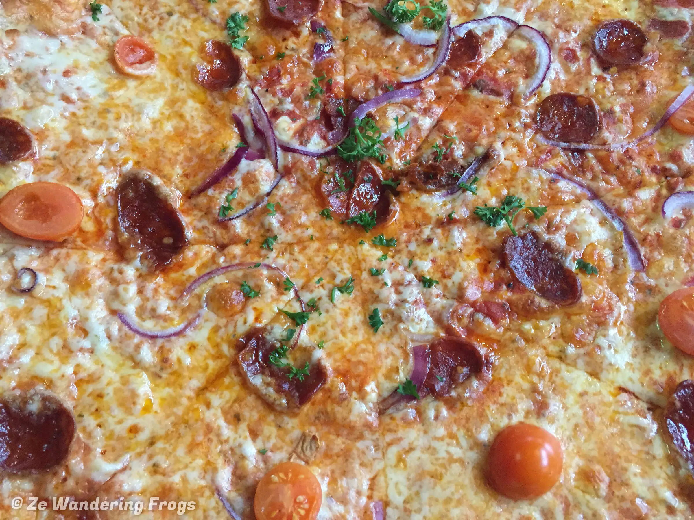 Spicy Chorizo Pizza at the Kitchen, Lantau Island